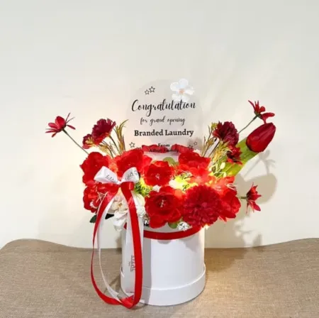 Bloom Box Akrilik Ucapan Grand Opening Melawi